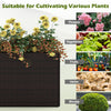 Lucktree 32”x11”x24" Wicker Raised Garden Bed