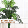 Lucktree 3.5 Feet Tall Potted Artificial Palm Tree for Indoor Outdoor