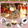 Lucktree Lighted Christmas Cat, Indoor Outdoor Kitty Decoration w/ 88 LED Lights