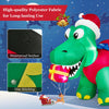 Lucktree 6 FT Lighted Inflatable Christmas Dinosaur Bite a Gift Box