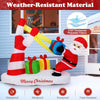 Lucktree 7 FT Christmas Inflatable Santa Outdoor Decoration