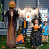 Lucktree 5.6FT Halloween Animated Standing Pumpkin Scarecrow