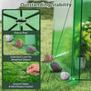 Lucktree 6.5 x 5.7 x 6.3 FT Greenhouse Portable Walk in Outdoor Hot House Tent