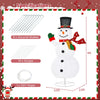 Lucktree 6 FT Lighted Christmas Snowman