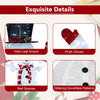 3-Piece Pre-Lit 3D Snowman Set with 270 LED Lights