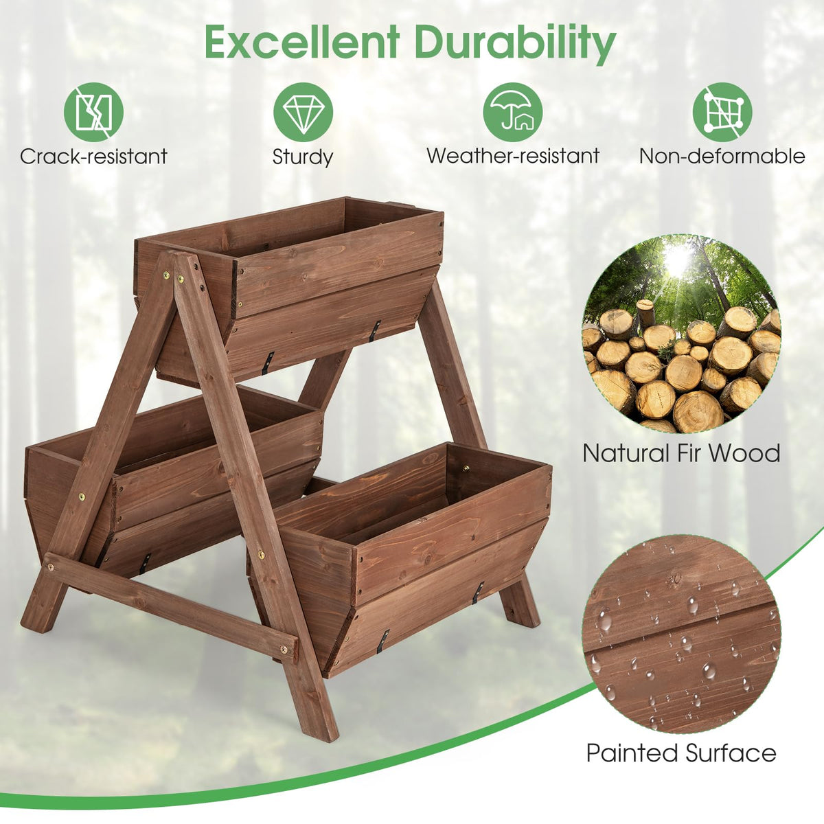 Lucktree Vertical Raised Garden Bed