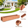Raised Garden Bed Flower or Vegetable Planter (36" L X 7" W X 6.5" H)