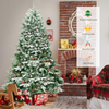 Lucktree 6.5FT Snow Flocked Christmas Tree - LucktreeUS