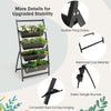 Lucktree 2 Pcs 4.1FT Vertical Raised Garden Bed, 4-Tier Elevated Planter Box