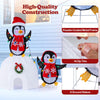 Lucktree Lighted Christmas Penguins & Igloo Decorations