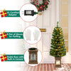 Lucktree 4ft Pre-Lit Christmas Tree for Entrances