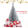 Lucktree 3ft Silver Pencil Christmas Tree, Artificial Slim Tree - LucktreeUS