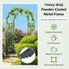 Lucktree Garden Arbors Trellises, 7.2FT Metal Garden Arch for Climbing Plants Roses