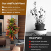 Lucktree Artificial Croton Palm Tree