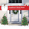 Lucktree Set of 2 Pathway Christmas Trees, 2FT Pre-Lit Artificial Xmas Trees - LucktreeUS