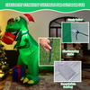 Lucktree 6 FT Christmas Inflatable Dinosaur, Indoor & Outdoor Christmas Decoration