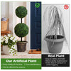 Lucktree 3 FT Artificial Boxwood Topiary Tree(1/2)