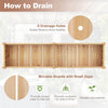 Lucktree Wood Raised Garden Bed with Corner Drainage