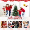 Lucktree 6ft Faux Hinged Xmas Full Tree with 240 Warm White LED Lights, 778 Branch Tips