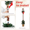 Lucktree 6.1 FT Christmas Pre-lit Street Lamp