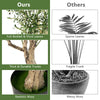 Lucktree 6ft Artificial Olive Tree, Tall Fake Potted Olive Silk Tree with Planter