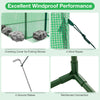 Lucktree Outdoor Portable Mini Greenhouse w/ PE Cover & 4 Ground Stakes & Ropes