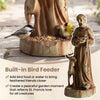 Lucktree 24.5'' St. Francis Garden Statue with Bird Feeder