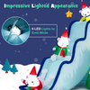 Lucktree Christmas Inflatable Polar Bear Slide Scene Decoration