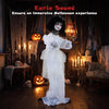 Lucktree 4 FT Animated Halloween Doll Girl with Shaking Head & Posable Arms