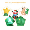 Lucktree 6 FT Inflatable Christmas Tree with Santa Claus & Dog