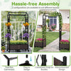 Lucktree 5FT Self-Watering Tall Raised Garden Bed w/Wheels