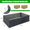 Lucktree Galvanized Raised Garden Bed