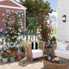 Lucktree Metal Garden Trellis for Climbing Plants