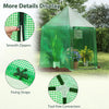 Lucktree 6.5 x 5.7 x 6.3 FT Greenhouse Portable Walk in Outdoor Hot House Tent