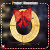 Lucktree 48 Inch Pre-Lit Christmas Wreath, Indoor/Outdoor Xmas Decoration with 200 LED Lights
