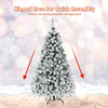 Lucktree 6ft Pre-Lit Artificial Christmas Tree - LucktreeUS