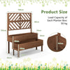 Lucktree Raised Garden Bed with Trellis