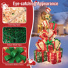Lucktree 15 Pieces Stackable Pre-lit Lighted Boxes Tower w/ 450 Warm White Lights