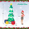 Lucktree 6 FT Inflatable Christmas Tree, Blow up Christmas Tree with 3 Gift Boxes, Self Inflating X-mas Tree with LED Lights