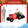 Lucktree 9 FT Christmas Inflatable Santa Claus on Truck with Gift Boxes, with Built-in LED Lights & Waterproof Fan