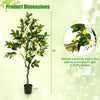 Lucktree Artificial Lemon Tree