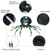 Lucktree 6 Ft Halloween Inflatable Spider, Spider with LED Lights Outdoor Indoor Halloween Decorations