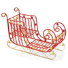 Lucktree Metal Christmas Santa Sleigh Basket