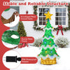 Lucktree Lighted Christmas Tree Outdoor Indoor 3D Mesh Tree with 34 Colorful Strawberry Bulbs
