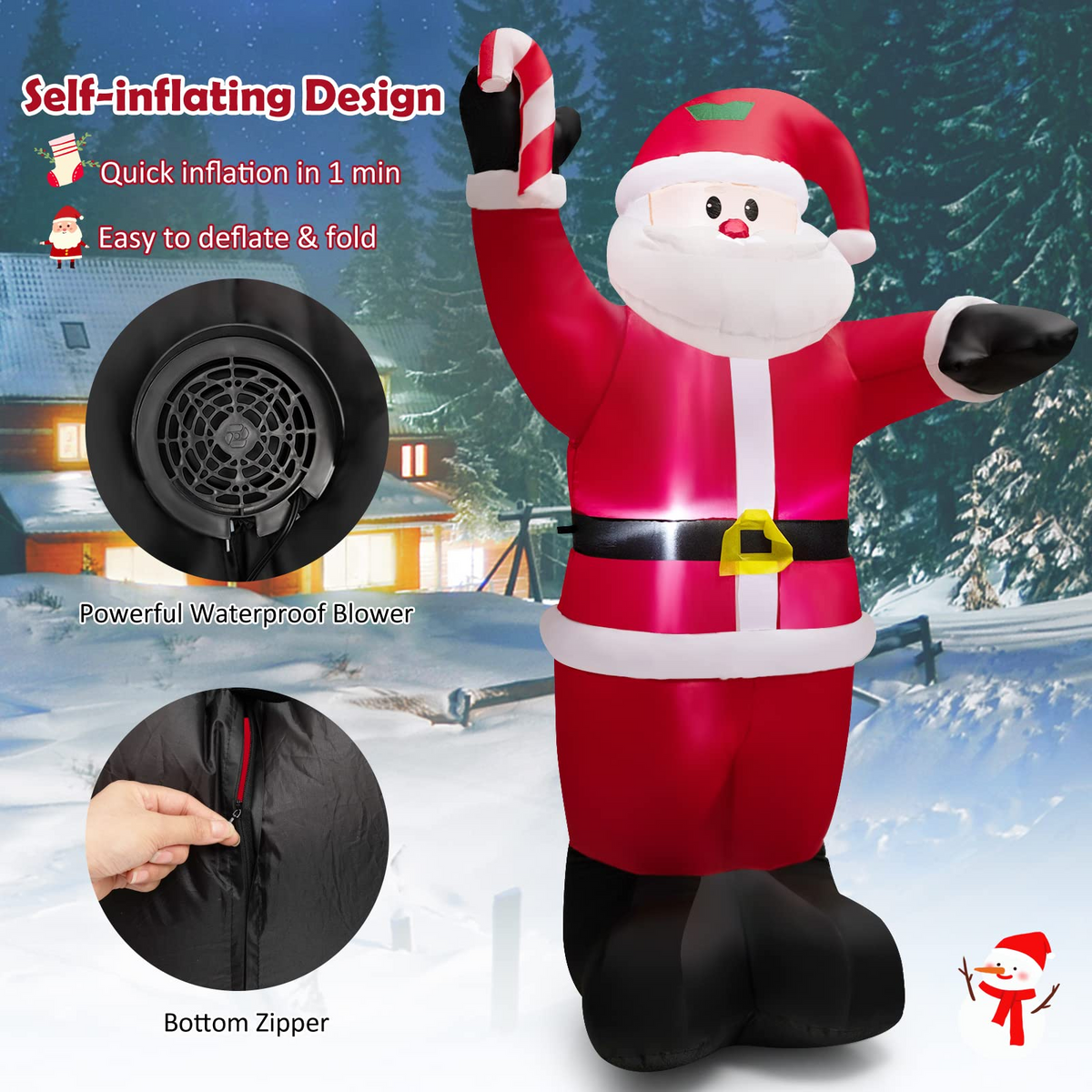 Lucktree Indoor & Outdoor Holiday Decor for Christmas Party