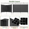 Lucktree Air Conditioner Fence 2 Panels - 48''W x 48''H Outdoor Privacy Screen with Upgraded Metal Stakes