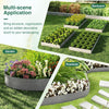 Lucktree Galvanized Metal Landscape Edging 6 Packs 20FT Heavy-Duty Hammer-in Edging Border