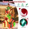Lucktree 5.6 FT Pre-Lit Gift Box Tower