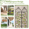 Lucktree 2/4 Packs 71"x20"/86"x20" Metal Garden Trellis for Outdoor Climbing Plants