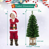 Lucktree 4ft Pre-Lit Christmas Tree for Entrances